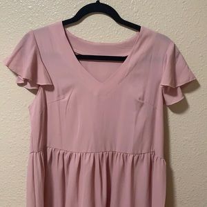 Women’s SHEIN Brand size Small Flowy Pink knee-length Dress